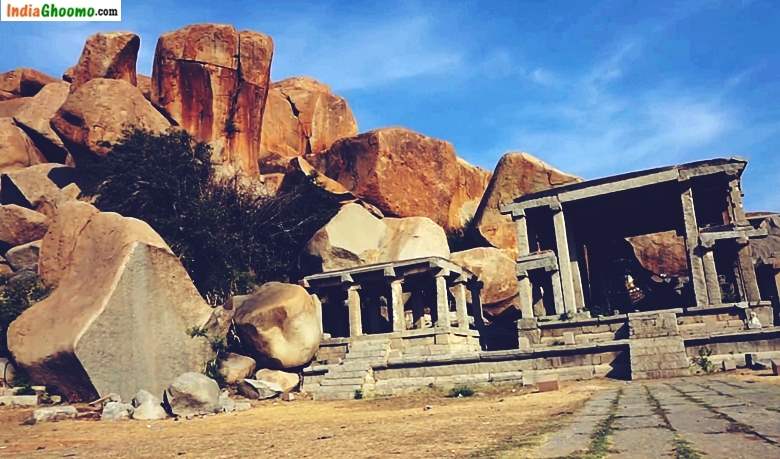 Monolithic Nandi Virupaksha Temple Hampi
