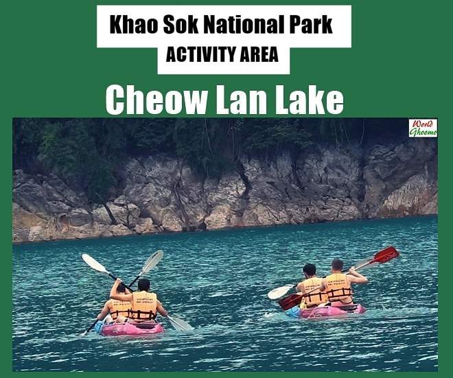 Activities at Cheow Lan Lake